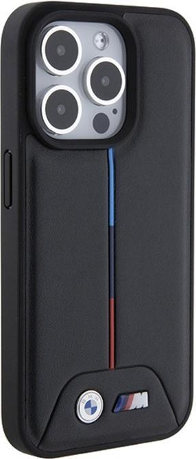 Produktbild BMW BMHCP15X22PVTK iPhone 15 Pro Max 6.7" czarny/black hardcase Quilted Tricolor (Apple iPhone 15 Pro Max)