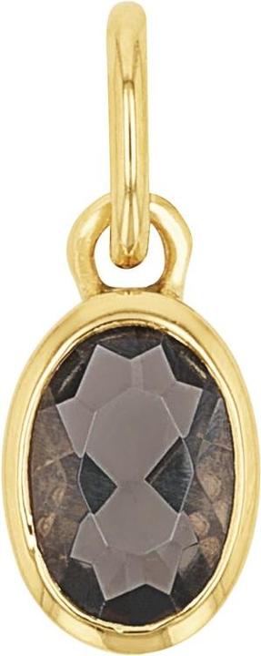 Amor Anhänger für Damen, 925 Sterling Silber, Glas (Silber 925)