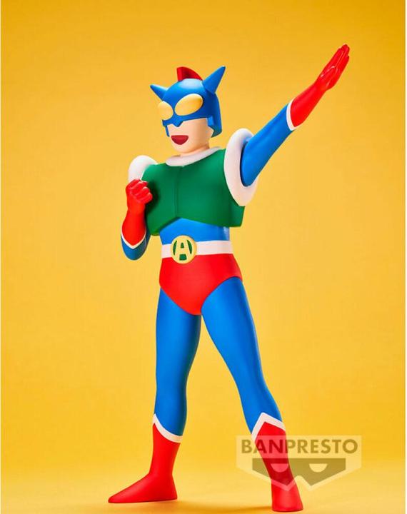 Actual product image Banpresto Crayon Shinchan Sofvimates Action Kamen Figure 16cm