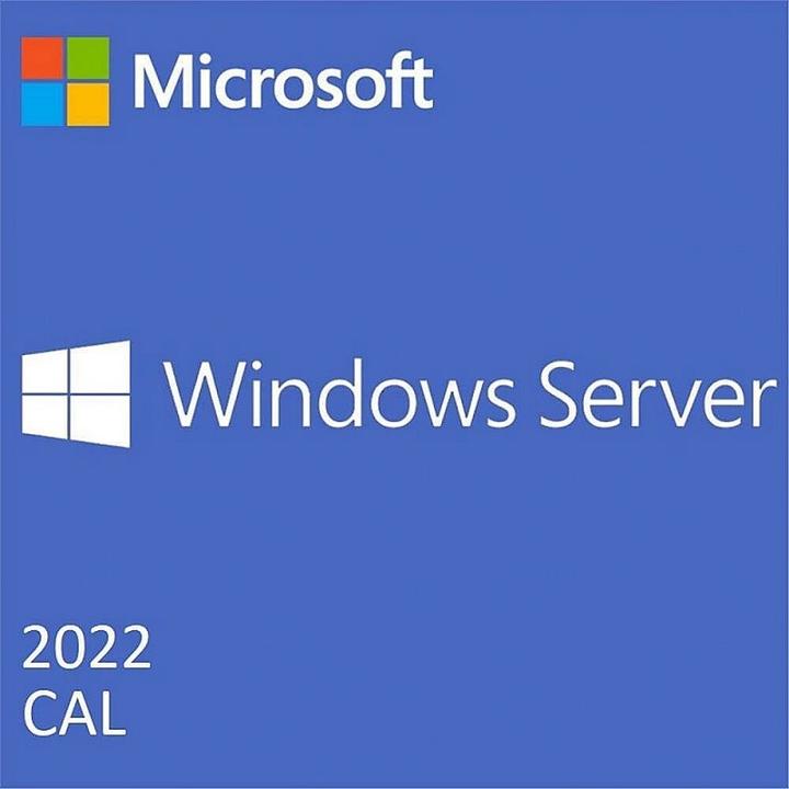 Actual product image Dell Windows Server 2022 User CAL 5 Pack, D/E/F/I ROK (5 User, unlimited)