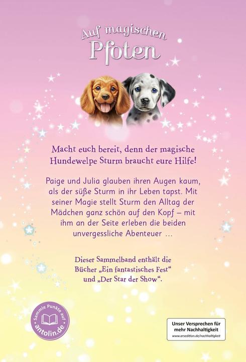 Produktbild Auf magischen Pfoten – Tapsige Abenteuer (Deutsch, Katharina Jürgens, Angela Swan, Meret Farin, Sue Bentley, 2024)