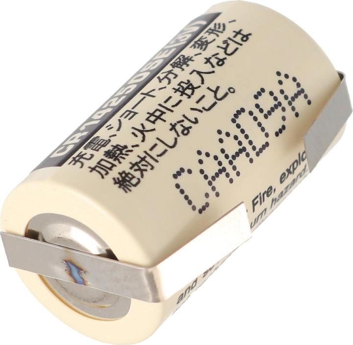 Image du produit FDK Sanyo Lithium Batterie CR14250 SE 1/2AA, IEC CR14250, U-Lötfahne (1 pcs, 1/2 AA, 850 mAh)