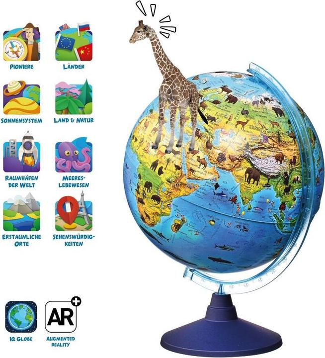 Produktbild Alldoro Interaktiver 3D Zoo Globus, 25cm (25 cm)