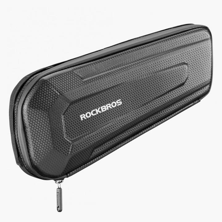 Actual product image Rockbros B66 waterproof bicycle bag for frame - black (1.50 l, Frame bag)