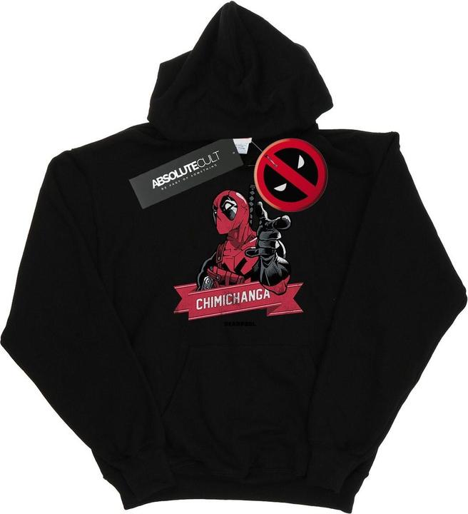 Deadpool Chimichanga Finger Kapuzenpullover (S)