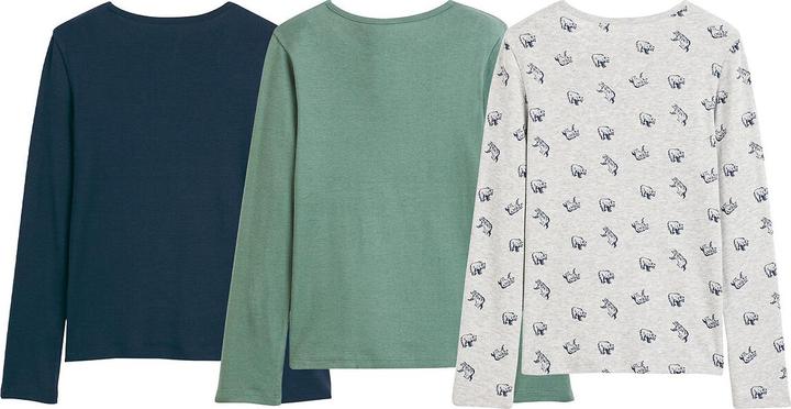 Actual product image La Redoute Collections 3er-Pack Unterziehshirts aus Ripp (140)