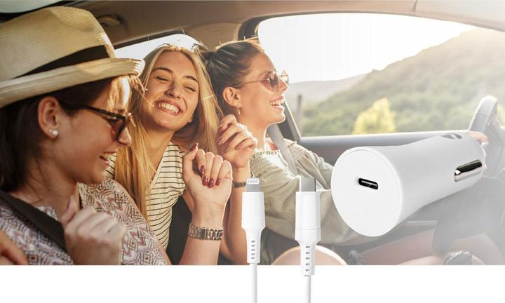 Produktbild Nedis Auto-Ladegerät | 20 W | 1.67 / 2.22 / 3.0 A | Anzahl der Ausgänge: 1 | Port Type: USB-C™ | Lig