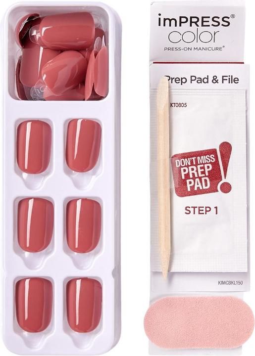 Immagine prodotto KISS Kit unghie colorate ImPress (Unghie artificiali, Rosa platonico)