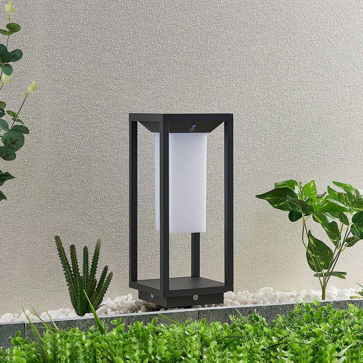 Produktbild Lucande Eliel Solarzelle Leuchte H34 Graphite (196 lm, IP54)
