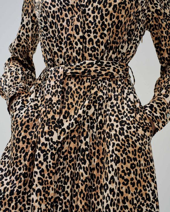 Actual product image Salsa Jeans Midikleid Shirtdress with Animal Print (XS)