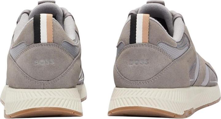 Actual product image BOSS Mens Titanium Leather Running Trainers (39.5)