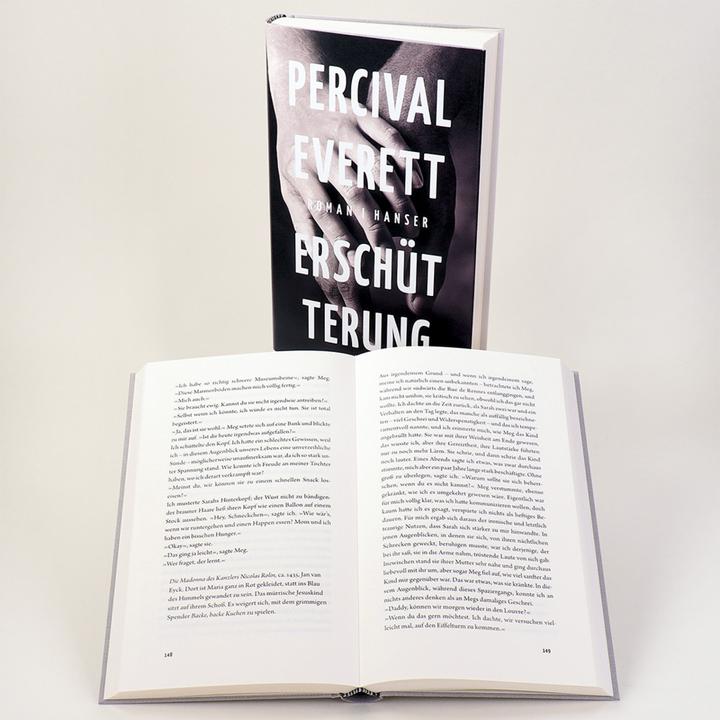 Actual product image Erschütterung (German, Percival Everett, 2022)