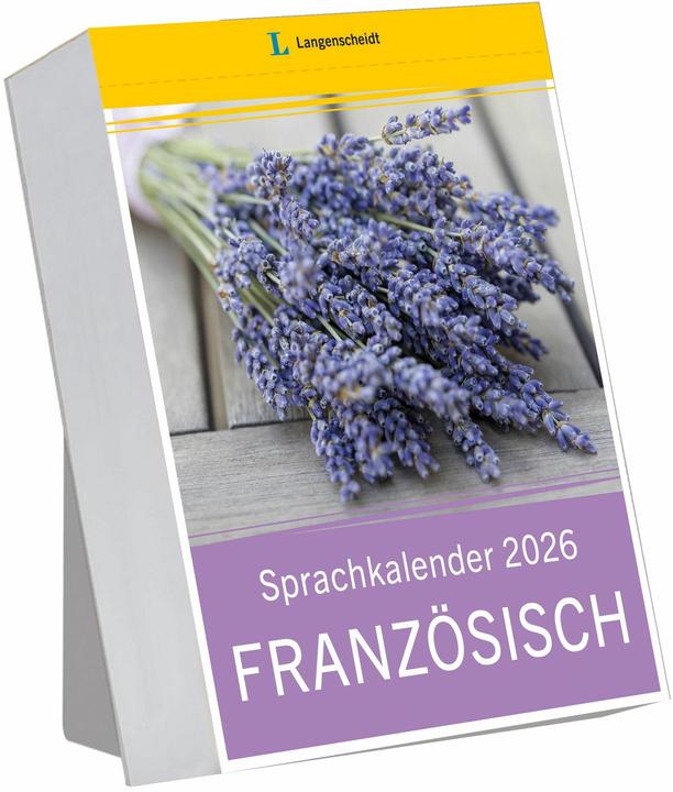 Actual product image Langenscheidt Sprachkalender Französisch 2026 (12 x 16 cm, German)