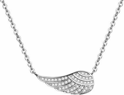 Beneto Silver necklace with wing AGS298 / 47 (L)