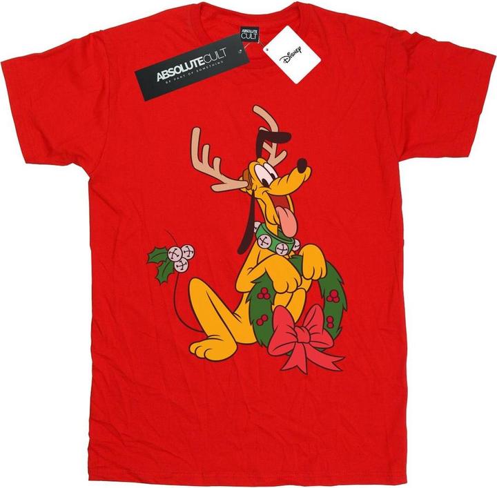 Disney Pluto Christmas Reindeer TShirt (M)