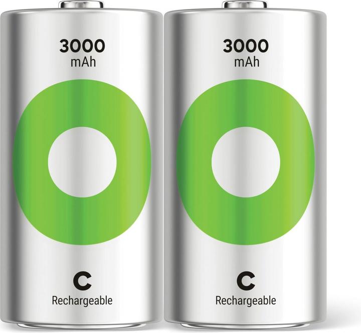 GP Batteries Rechargeable batteries others (2 pcs., C, 3000 mAh)
