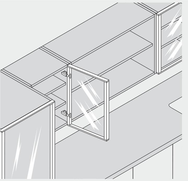 Actual product image Blum 70T950A.TL Eckband CLIP top