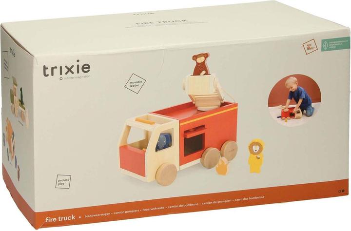 Produktbild Trixie Baby Baby Holz Feuerwehrauto