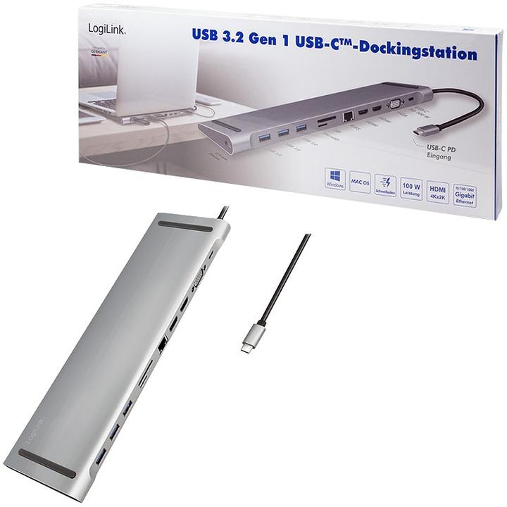Actual product image LogiLink UA0373 (USB-C, 11 Ports)