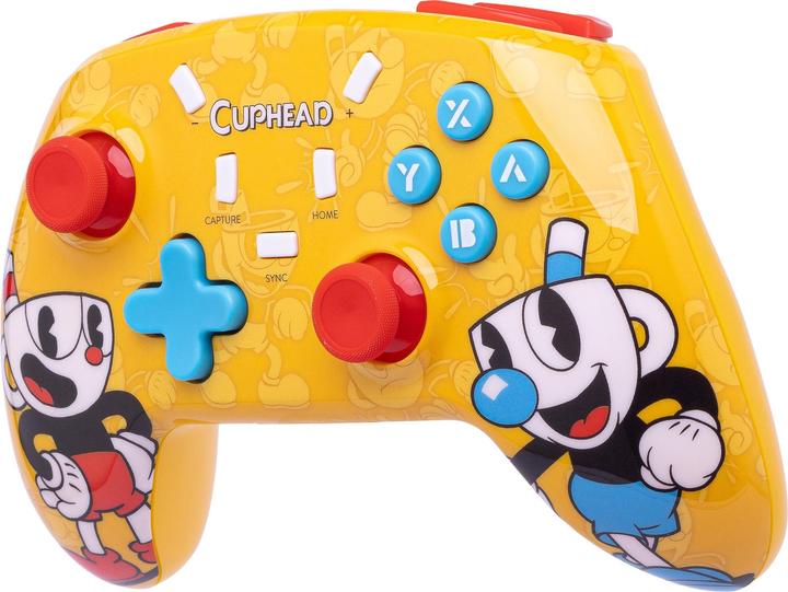Actual product image Qubick Cuphead Wireless Gamepad for Nintendo Switch (Switch OLED, Switch Lite, Switch)
