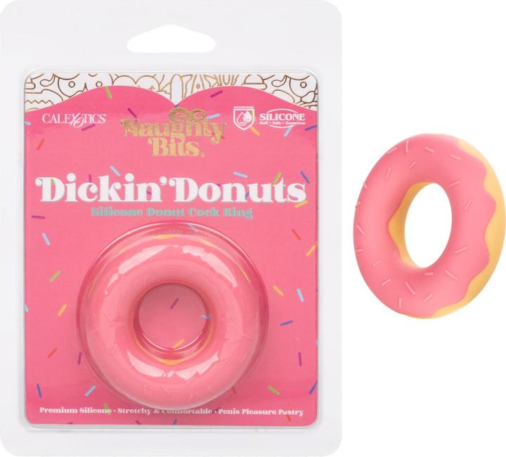 Actual product image CalExotics Naughty Bits® Dickin' Donuts Silicone Donut Cock Ring (2.50 cm)