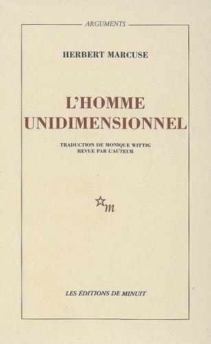 Produktbild L'homme unidimensionnel (Französisch, Herbert Marcuse, 1980)
