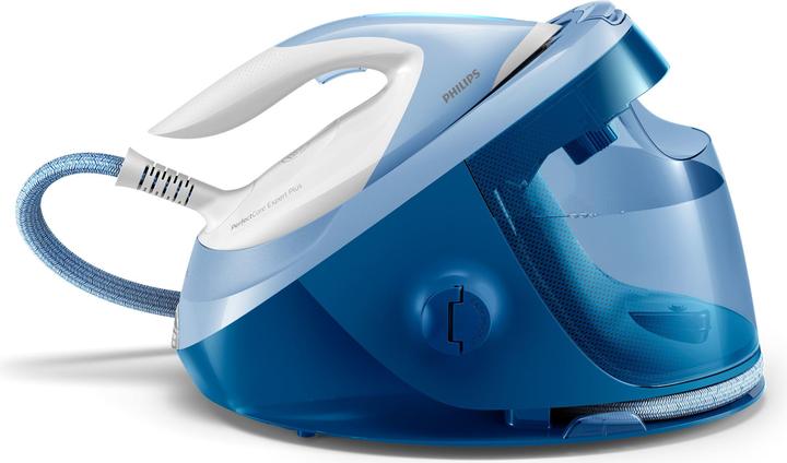 Produktbild Philips GC8942/20 PerfectCare Expert Plus Dampfbügelstation, blau/weiss (2100 W, 480 g/min)