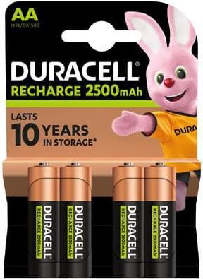 Immagine prodotto Duracell Recharge Ultra (4 pz., AA, 2500 mAh)