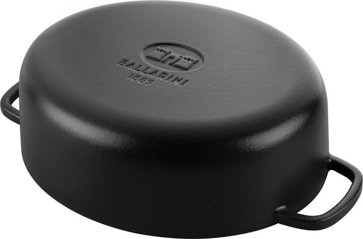 Image du produit Ballarini Cocotte BELLAMONTE 37 cm ovale 9,5 litres en fonte noire (37 cm, Cocotte + faitout, Fonte)