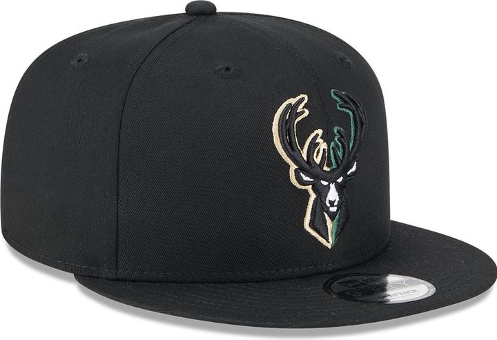 New Era 9Fifty Snapback Cap - SPLIT LOGO Milwaukee Bucks - S (S/M)