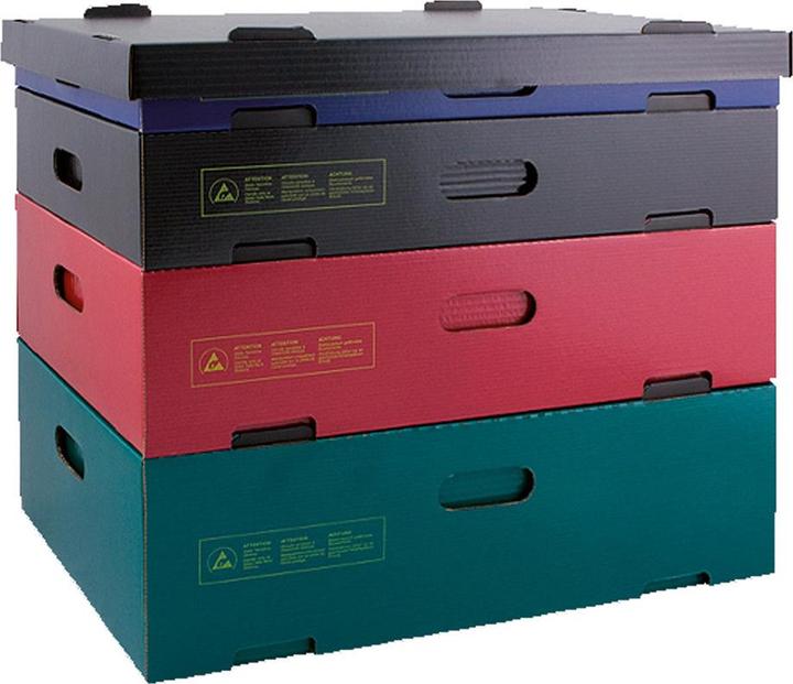 Actual product image Hans Kolb Customer store container, ESD, 551 x 362 x 220 mm (1 x)