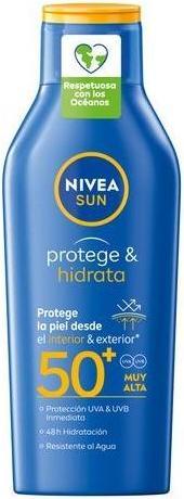Actual product image NIVEA Protege Hidrata Spf50+ Loción Solar Corporal (Sun lotion, SPF 50+, 200 ml)