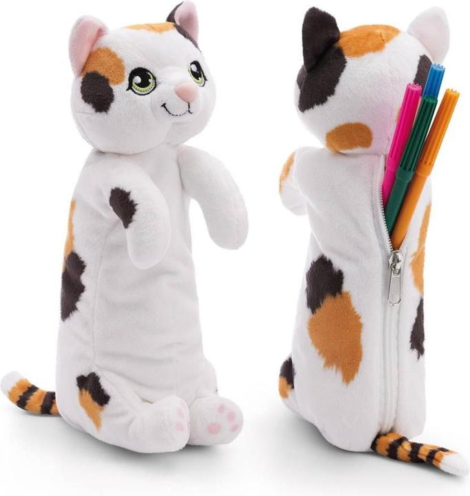 Produktbild Magni NICI Mäppchen Katze Glückskatze weiss 12x12x25cm