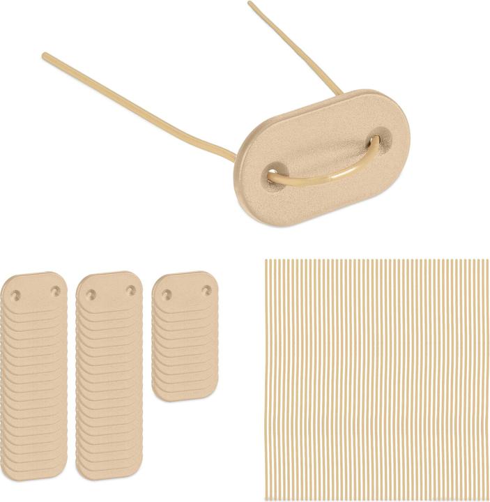 Image du produit Relaxdays 52 pcs. fixation pare-vue (10 cm)