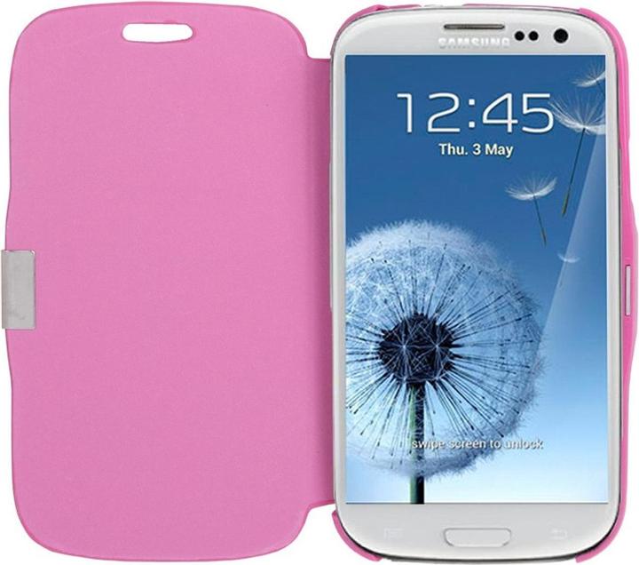 Produktbild König Design Handyhülle Tasche für Samsung Galaxy S3 i9300 / i9305 / S3 NEO i9301 pink gebürstet (Samsung Galaxy S3 LTE i9305, Samsung Galaxy S3 i9300)