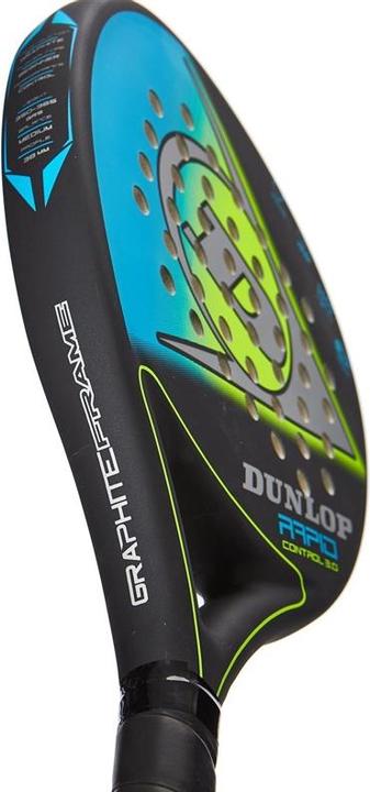 Actual product image Dunlop Padel tennis racket RAPID CONTROL 4.0 360g Round Pro-EVA beginner black/silver