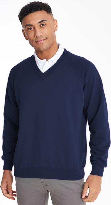 Immagine prodotto Maddins Felpa Pullover Coloursure con scollo a V (92)