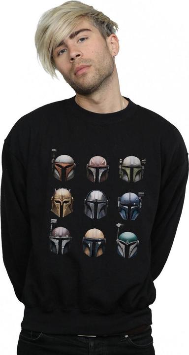 Immagine prodotto Star Wars The Mandalorian Helmet Display Felpa Uomo (4XL)