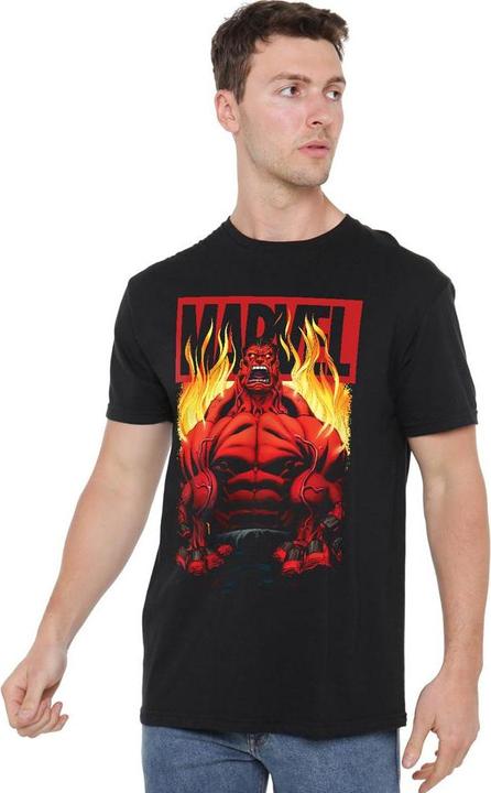 Immagine prodotto Maglietta Hulk Rosso Fuoco Uomo (4XL)