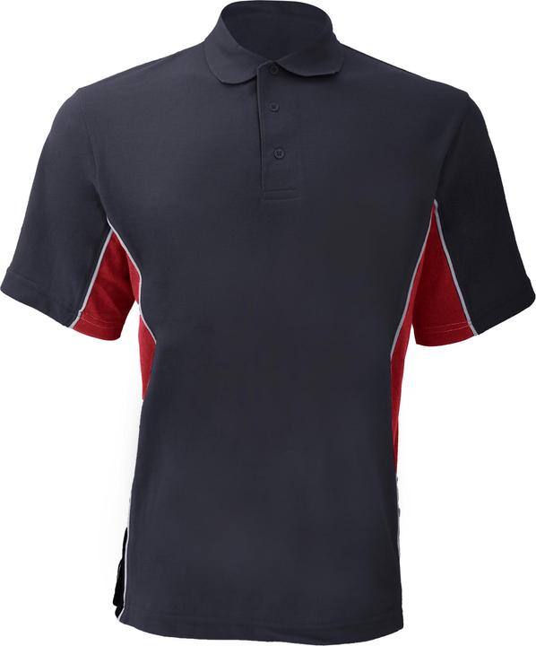 Gamegear Track Piqué PoloShirt Kurzarm Einsätze in Kontrastfarbe
