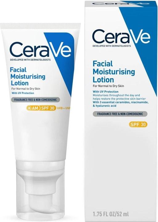 Energielabel CeraVe Hydraterende Gezichtscrème (52 ml, Dagcrème, SPF 30)
