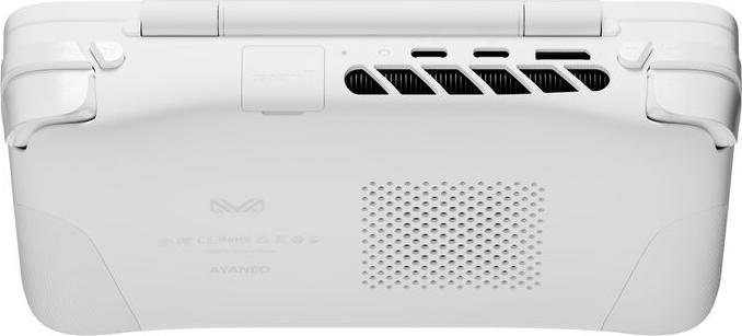 Actual product image Ayaneo Flip KB Handheld Konsole, AMD Ryzen 8840U, 16 GB LPDDR5X, 512 GB SSD - Milky White