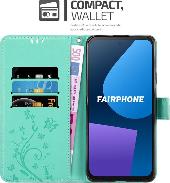 Immagine prodotto Cadorabo Custodia per Fairphone 5 Flower Book (Fairphone 5)