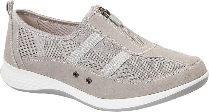 Boulevard Wildledertextil Schuhe