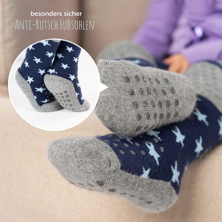 Image du produit La Loona LaLoona Collants pour bébé Collants à enfiler - Étoiles marine - (74/80)