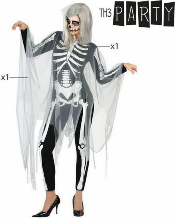 Produktbild Th3 Party Verkleidung für Erwachsene Skelett (2 Pcs) Grösse: M/L (M, L)