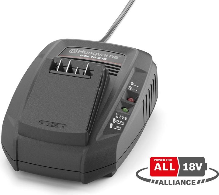 Actual product image Husqvarna Battery charger P4A 18-C70 (18 V)