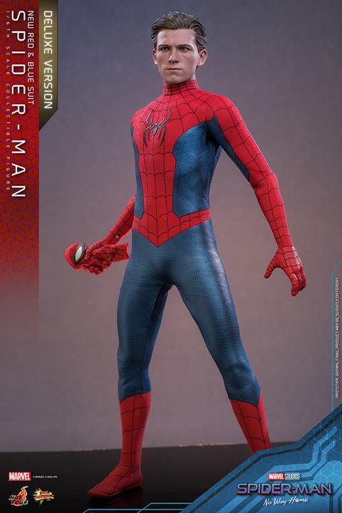Immagine prodotto Hot Toys Spider-Man: No Way Home statuetta Movie Masterpiece 1/6 Spider-Man (nuova tuta rossa e blu) (Deluxe