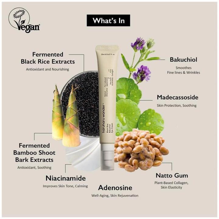 Produktbild Haruharu Wonder Black Rice Bakuchiol (Crème, 20 ml, Tag + Nacht)