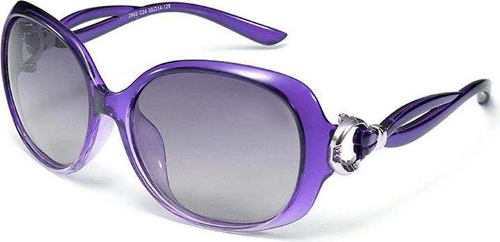 Techsuit - Sunglasses Polarized (2962) - for Women with UV Protection, PC - Purple